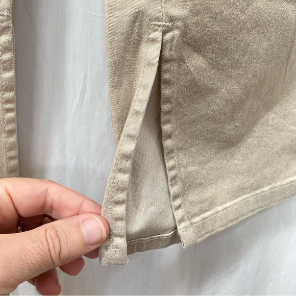 Gold Cropped Jeans size 28 - Picture 4 of 9